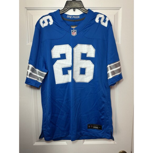Size L Nike NFL Football Detroit Lions #26 Jahmyr Gibbs Jersey Men’s NEW